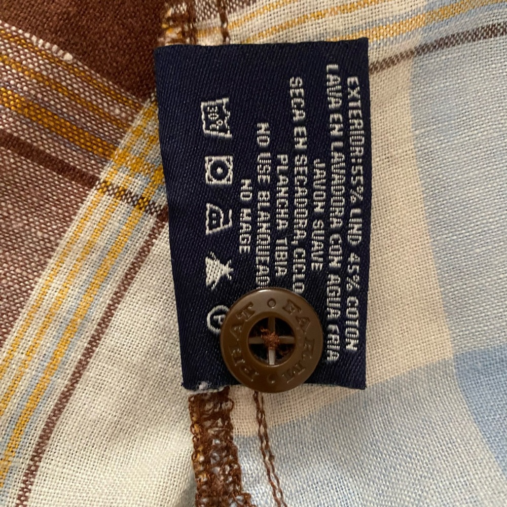 Phat Farm Blue, Yellow, and Brown Plaid Shirt - Picture 10 of 11